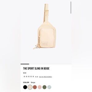 Beis Sport Sling in Beige